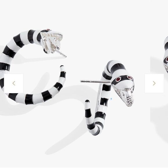 Alex And Ani Limited Edition Beetlejuice  Hoop Earrings SOLD OUT - Picture 3 of 7